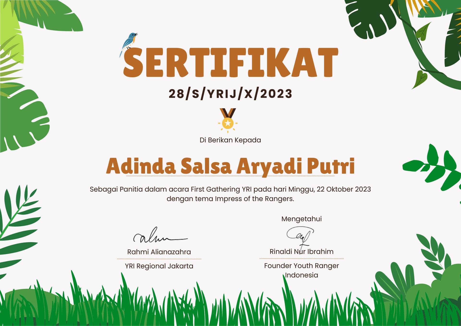 First Gathering YRI 2023 - Impress of the Rangers