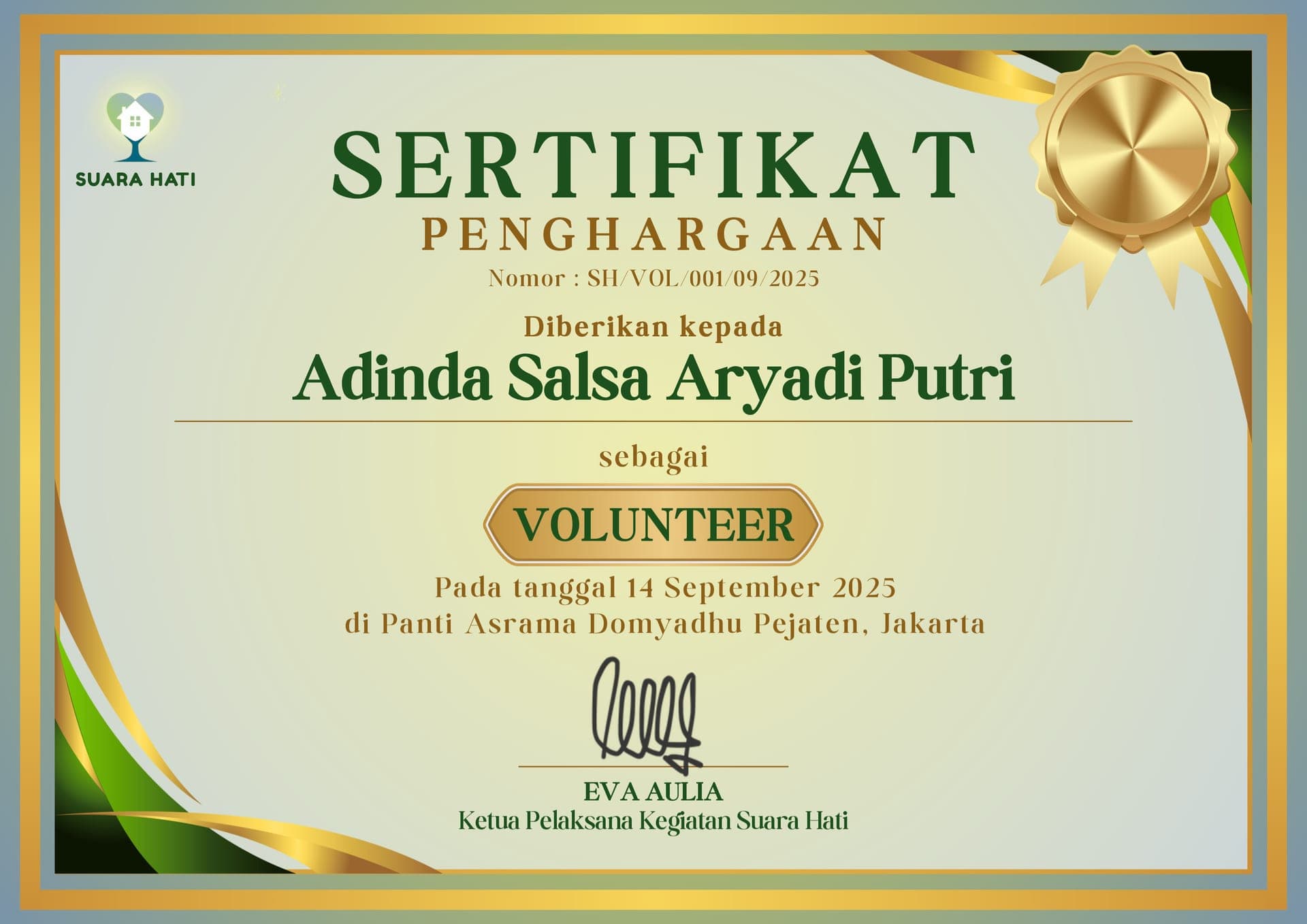 Suara Hati 2025 - Volunteer